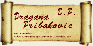 Dragana Pribaković vizit kartica